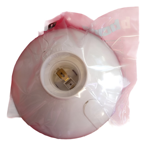 Porta Lámpara Para Foco Tradicional Blanco