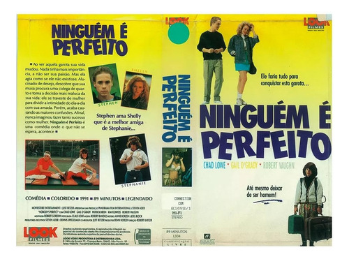 Ninguém É Perfeito - Robert Vaughn - Chad Lowe - Raro (Usado)