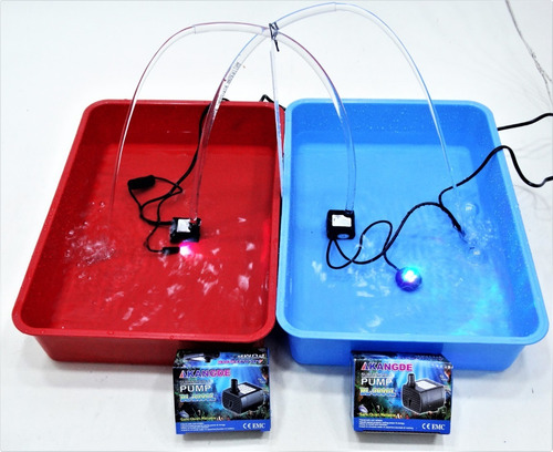 Bomba Motor 2 W Una Luz Fuentes De Agua Feng Shui Con Led
