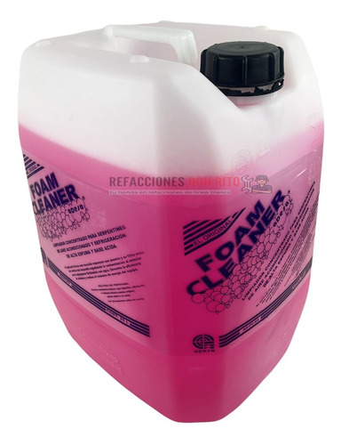 Foam Cleaner Rosa Bidon De 20 Litros Limpiador De Aluminio