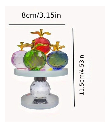 Figura De Manzana, Adorno De Mesa, Regalo De Navidad,