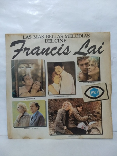 Francis Lai  - Las Mas Bellas Melodías Del Cine - Vinilo Ar!