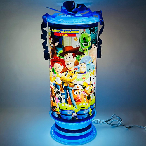 Toy Story 10 Centros De Mesa Lamparas Con Luz 38 Cm Premium