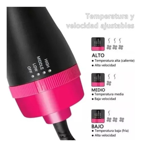 Cepillo Peine Alisador Secador One Step Eléctrico 360