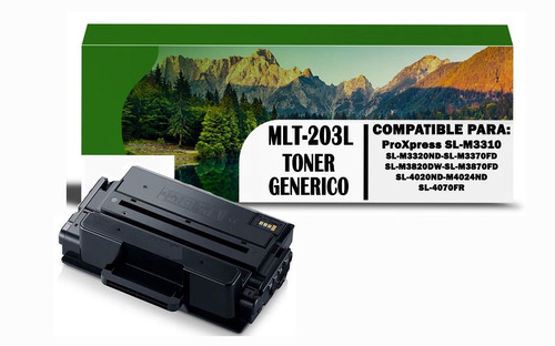 Toner Generico Mlt203l Para Sl-m3310/sl-m3320nd/sl-m3370fd