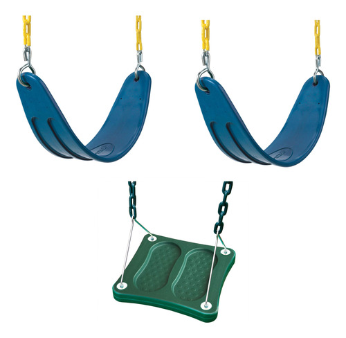 Swing-n-slide Ws 5111 - Dos Asientos De Columpio Azul De Ser