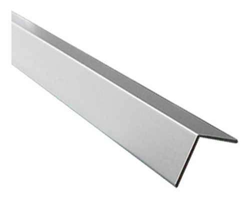 Perfil De Aluminio Angulo 25x25mm Anodizado Natural X 3 Mts