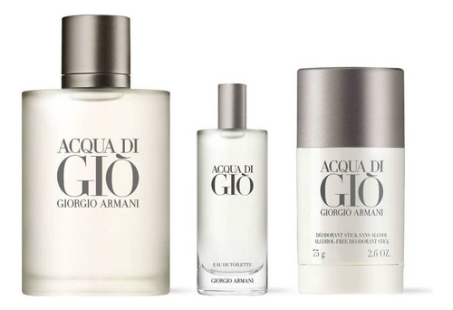 Giorgio Armani Acqua Di Gio Men Edt 100ml+15ml+deo 75g