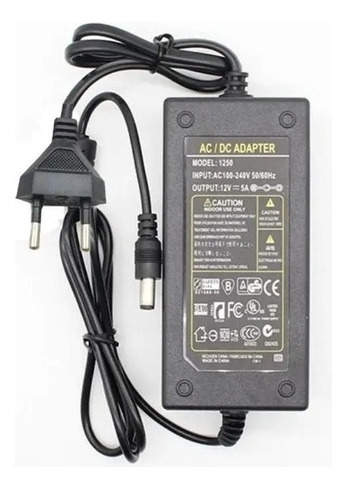 Fuente De Poder 12v 5a 60w Cargador Transformador / 217003