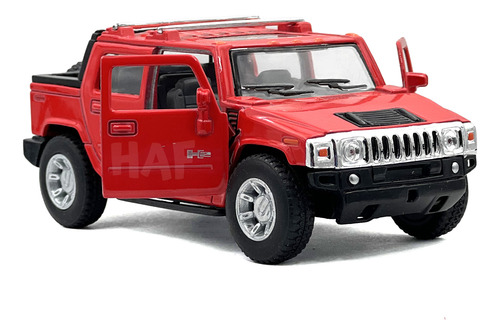 Auto Escala 1:40 Hummer H2 Suv 2008 Kinsmart Metal Diecast