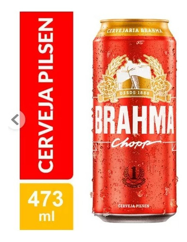 Cerveja Brahma Latão 473ml