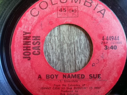 Disco Lp Johnny Cash - A Boy Named Sue / San Quent (1969) R5