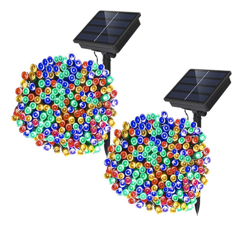 Dolucky Luces Solares De Navidad, 72 Pies, 200 Luces Led Sol