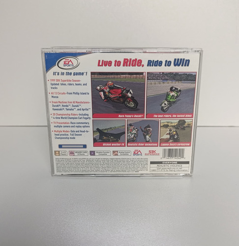 Superbike 2000 - Black Label Ps1 Físico (Usado)