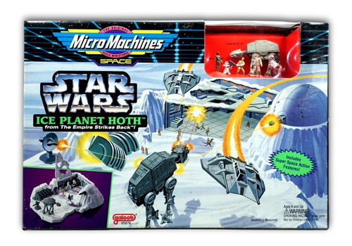 Star Wars Micro Machines Ice Planeth Hoth Set