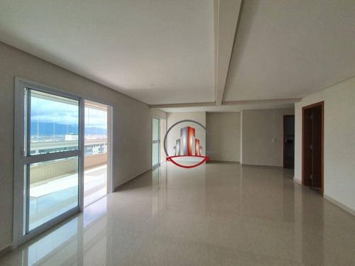 Belíssima Cobertura Na Vila Caiçara A 100 Metros Da Praia. - Co0017