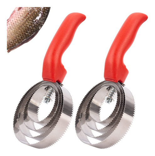 Cepillo Para Polvo De Pescado Con 2 Removedores De Escamas