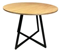 Comprar Mesa De Comedor Redonda Hierro Y Paraiso En 120 Stock Dispon