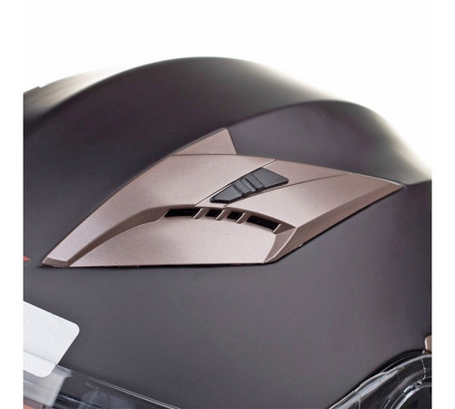 Capacete para moto escamoteável Texx Gladiator V3 preto-fosco tamanho XL