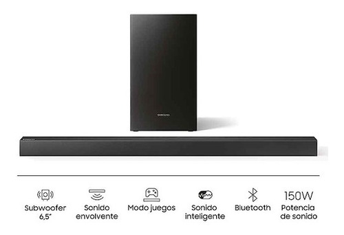 Imagen 2 de 5 de Barra De Sonido Samsung Hw-t420/zb