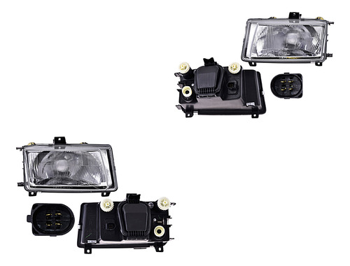 Par Juego Faros Volkswagen Derby 1998 -2001 Clasico Depo Qwe