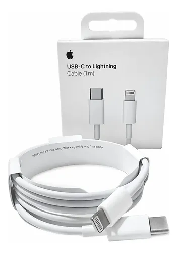 Cabo Carregador Lightning Tipo C Original Apple 1 Metro