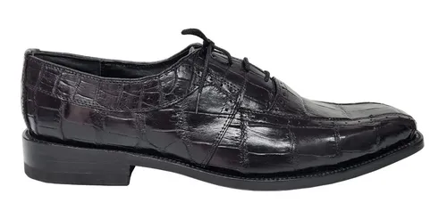 comprar Zapatos En Piel Original De Cocodrilo Formales Color Negro