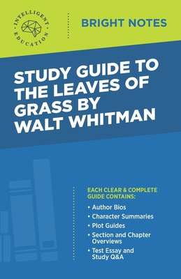 Libro Study Guide To The Leaves Of Grass By Walt Whitman ...
