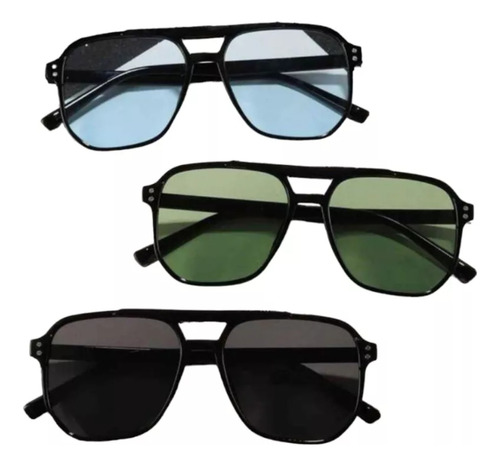 Lentes De Sol Gafas Set 3 Piezas Unisex