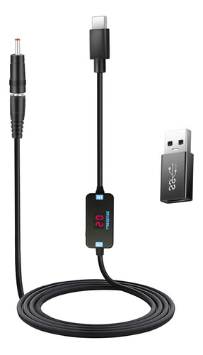 Adaptador Usb C A Cc, Cable De Disparo Pd De Barril (3.3 Pie