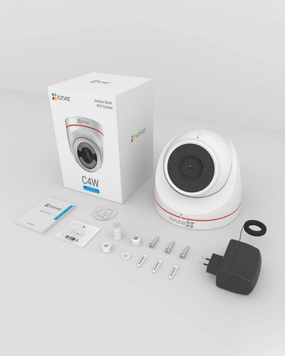Imagen 10 de 10 de Camara Ip Wifi Exterior Ezviz C4w 1080p 2mp Domo Sirena Luz