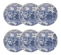 Comprar Set X 6 Plato Playo Cena Inglesa Ceramica Biona Oxford 