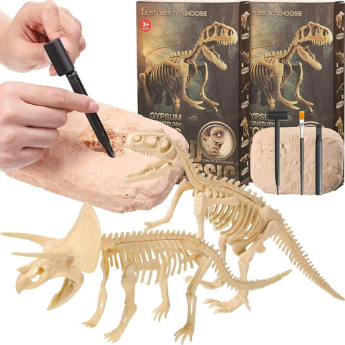 Kit Excavación Fósil Dinosaurio Descubrimiento Arqueologico