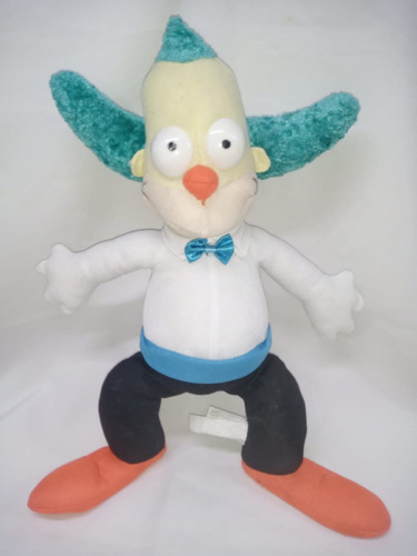 Peluche Krusty El Payaso Los Simpson De Colección 38 Cm. 