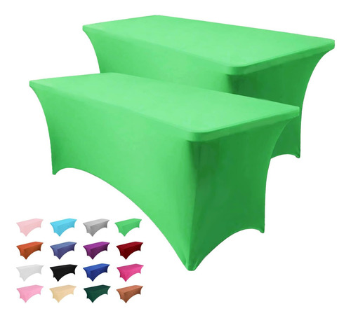 Mantel Elástico 4ft Para Mesa Rectangular Protector De Event