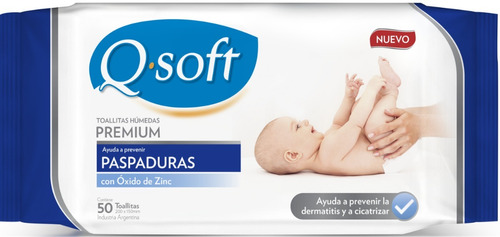 Q Soft Toallitas Óleo Calcáreo / Paspaduras  X 250 - 5 Packs