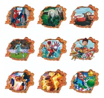 Comprar Vinilos Decorativos Infantiles Pared Rota 3d De 90x72cm