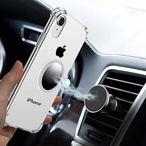 Estuche Transparente Para iPhone XR Soporte Protectora Tpu 7