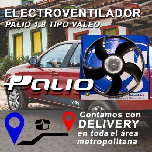 Electroventilador Para Fiat Palio/siena/idea