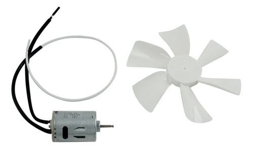 Unbrella Ventilador Blanco Para Rv 6  12 Eje D Repuesto Aspa