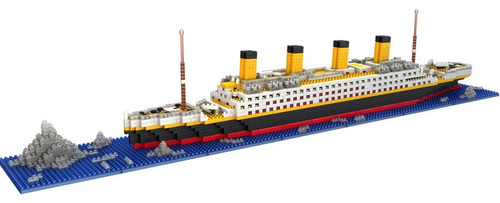 1 Kit De Bloques De Construcción For Montar Titanic 1860