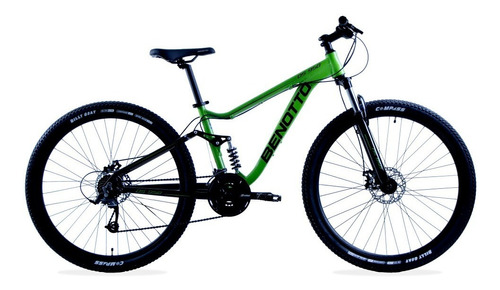 Bicicleta Montaña Ds-950 R29 24v Verde Hombre Benotto
