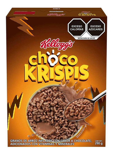 Cereal Choco Krispis 290g Kellogg's Arroz Inflado Chocolate