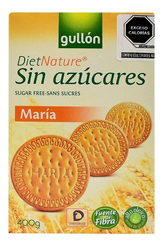 3 Pza Galletas María Gullón Diet Nature 400 G