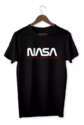Franela De Algodón Nasa Logo - Espacio Astronauta Aesthetic