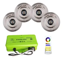 Comprar Luces Piscina Pileta Pooled 4 Luces+trafo+remoto Hidropilar