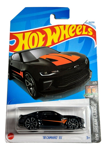 Hotwheels '18 Camaro Ss #32 2024 Negro