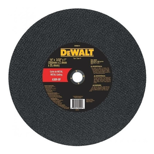 Caja De 10 Discos Dewalt 14 Para Corte De Metal Dw0014