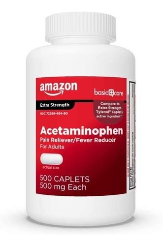 Paracetamol Premium Acetaminofen 500mg 500 Tabletas Eg A18