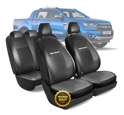 Funda Asiento Cuero Ecologico Espuma Ford Ranger 2022